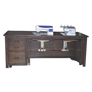 sewing and cabinet